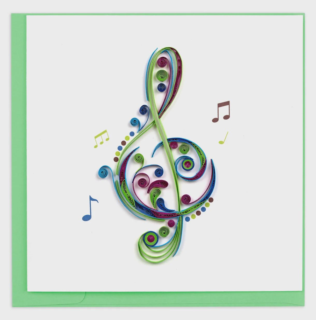 Quilling Card, Treble Clef