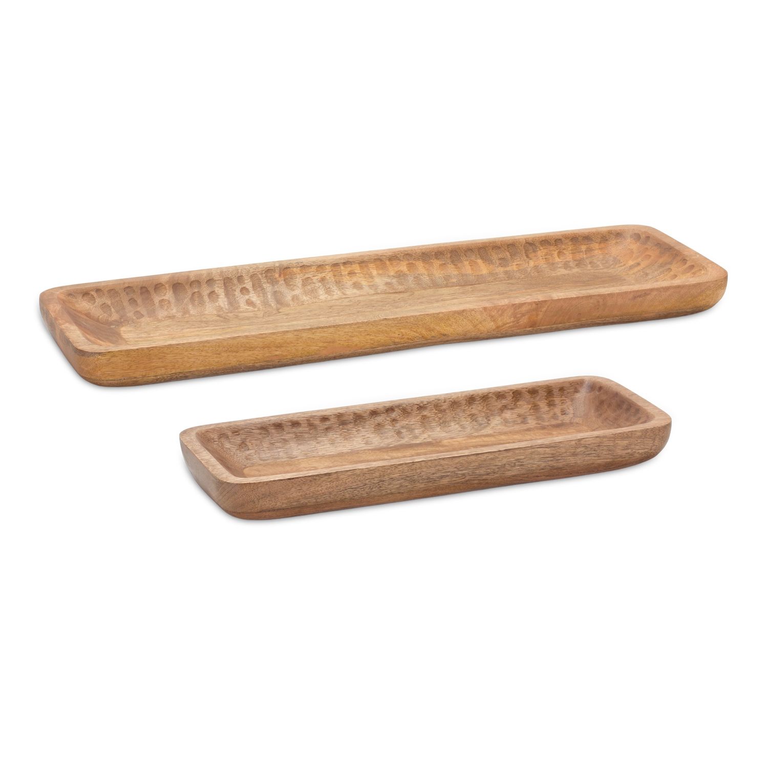Tray, Mango Wood 2 Asst Rectangle