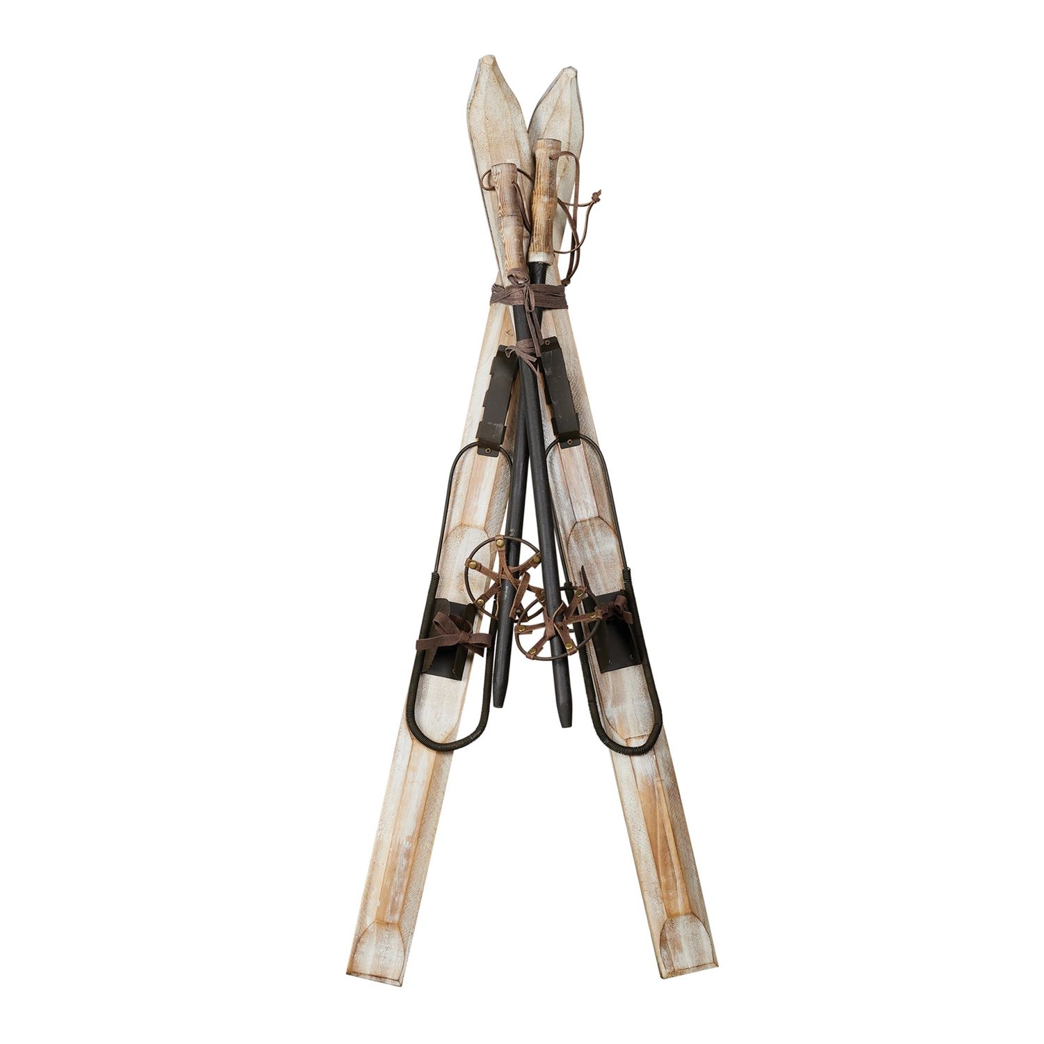 Wall Decor, Pair of Skis w/Poles 36"