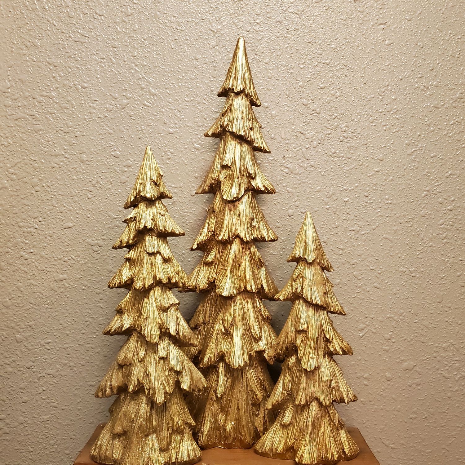 Tree, Gold 15/18/25&quot; Set/3