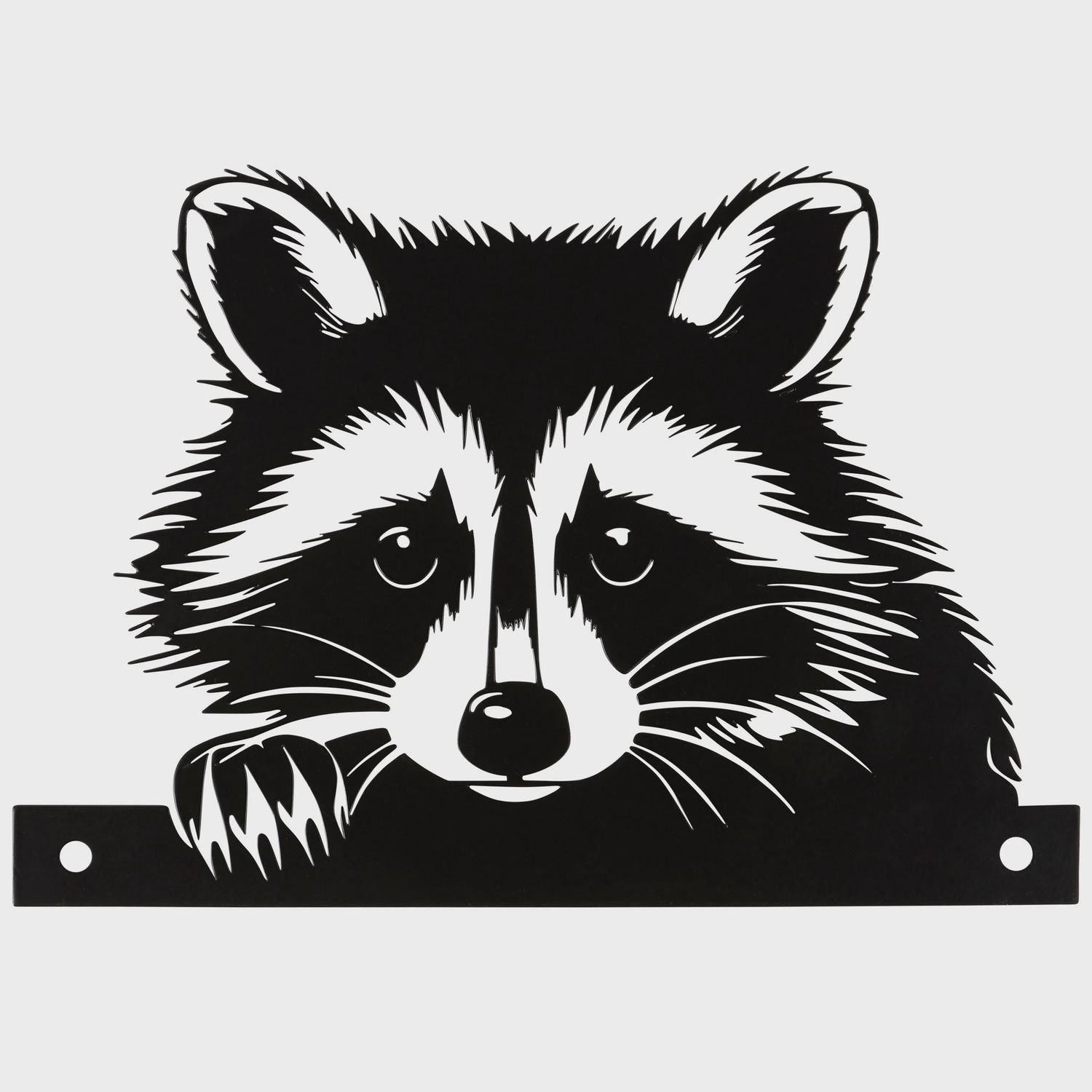 Yard Art, Metal Raccoon Silhouette