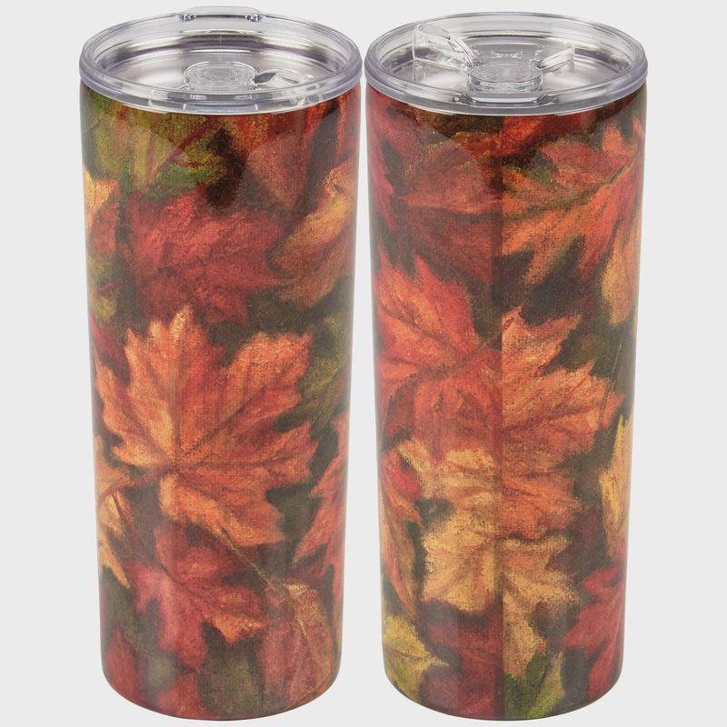 Tumbler, Fall Leaves