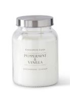 Candle, Peppermint &amp; Vanilla 24oz