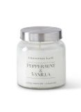 Candle, Peppermint &amp; Vanilla 11oz