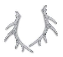 Ornament, 10.25" Clear Acrylic Antler 2 Asst Styles