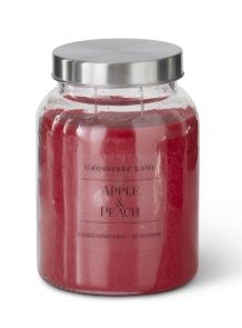 Candle, Apple &amp; Peach 24oz