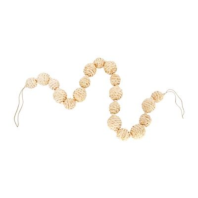 Garland, Natural Rope Ball 48"