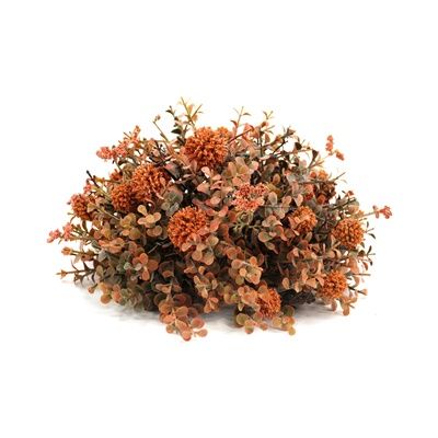 Faux Orb, Fall Pincushion 9"