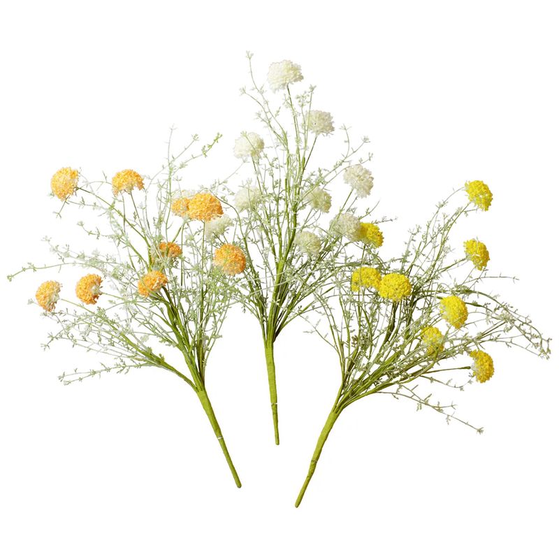 Pick, 3 Asst Cream/Orange/Yellow Mum