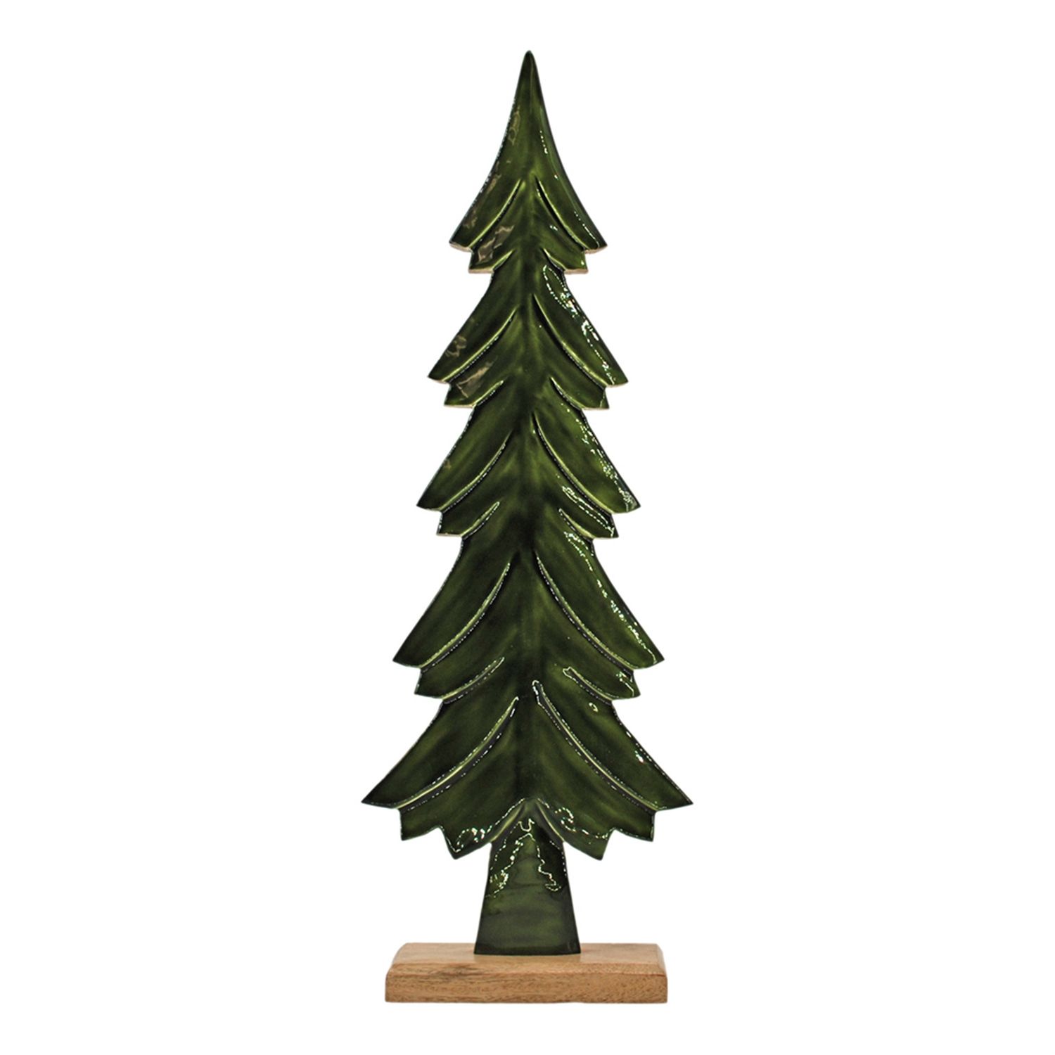 Tree, Wood &amp; Green Enamel 24&quot;