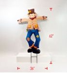 Yard Art, 62&quot; Metal Scarecrow