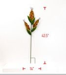 Yard Art, 3 Stack Metal Indian Corn 43.5&quot;