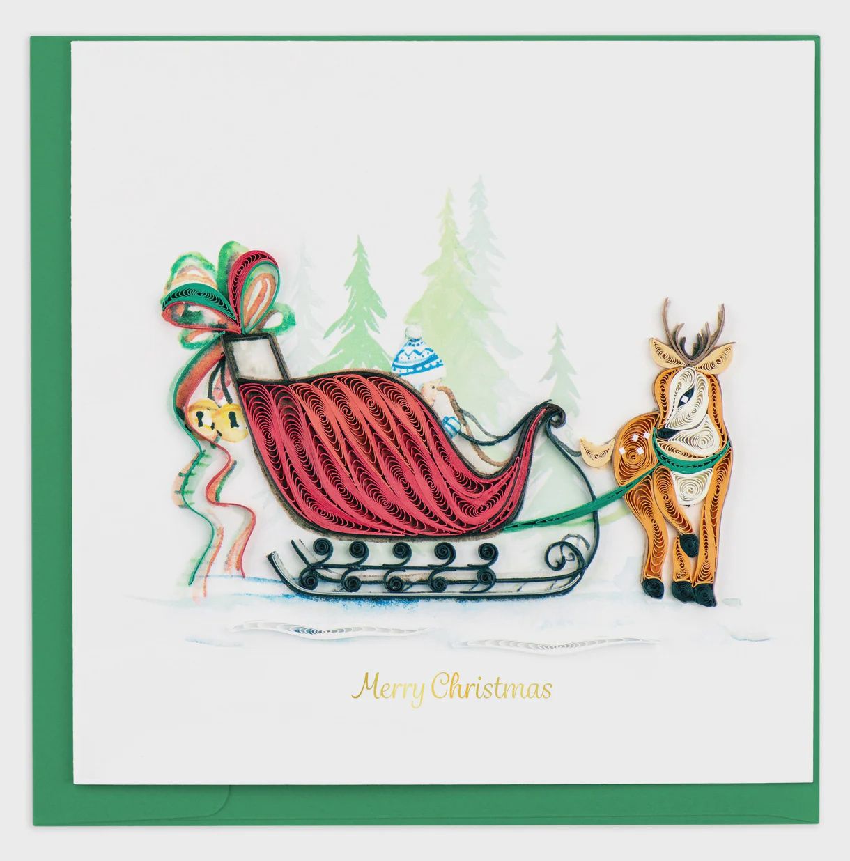 Quilling Card, Sleigh Ride