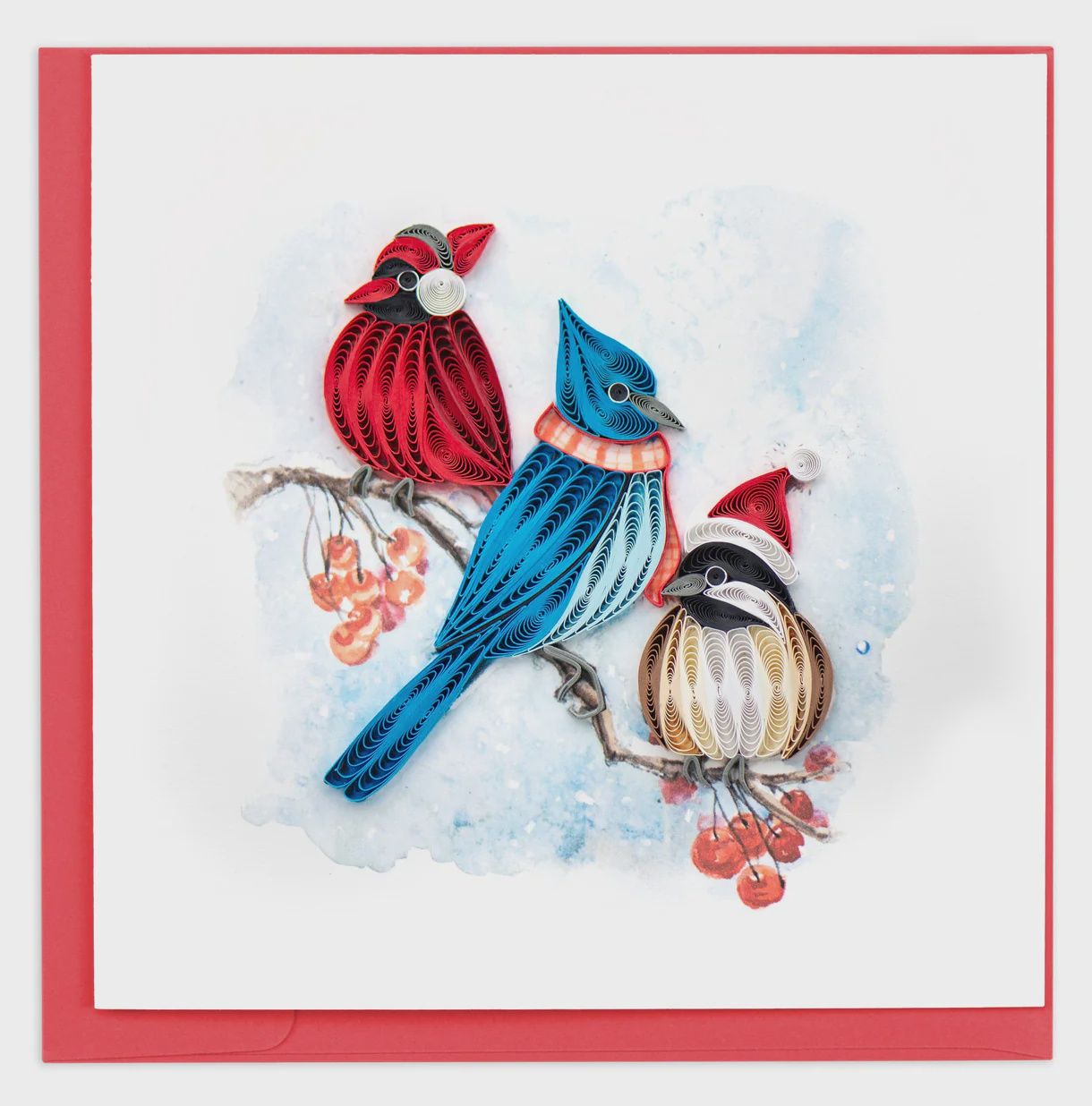 Quilling Card, Snowbirds