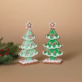 Tree, 8" Clay Dough Holiday 2 Asst