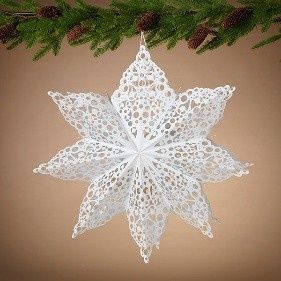 Ornament, Paper Snowflake 26" white