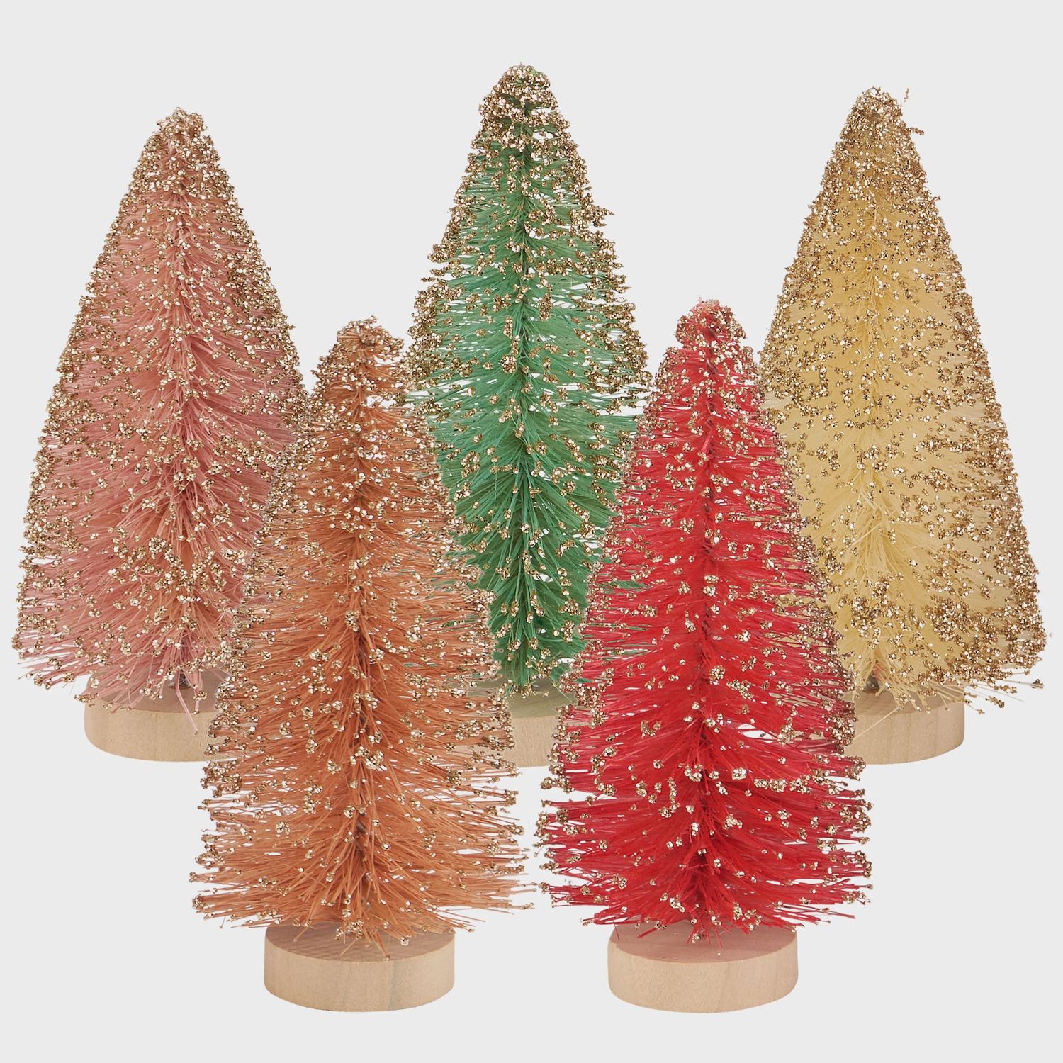 Tree, Bottle Brush Pastels, Box of 5
