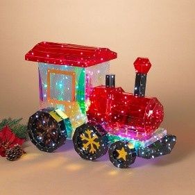Prism, LED Red/White Train w/Remote 24"