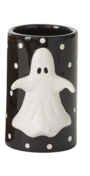 Vase, Witching Hour w/Ghost 4.25&quot;x3.75&quot;x6&quot;