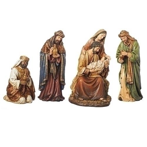 Nativity, set/4 Holy Family (1pc) 16&quot; &amp; 3 Kings