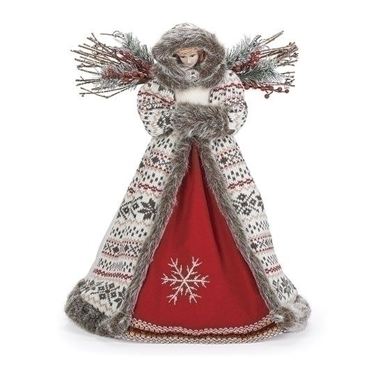 Tree Topper, Angel w/Sweater Robe 16"