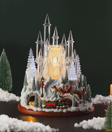 Music Box, Ice Castle Village w/Sleigh