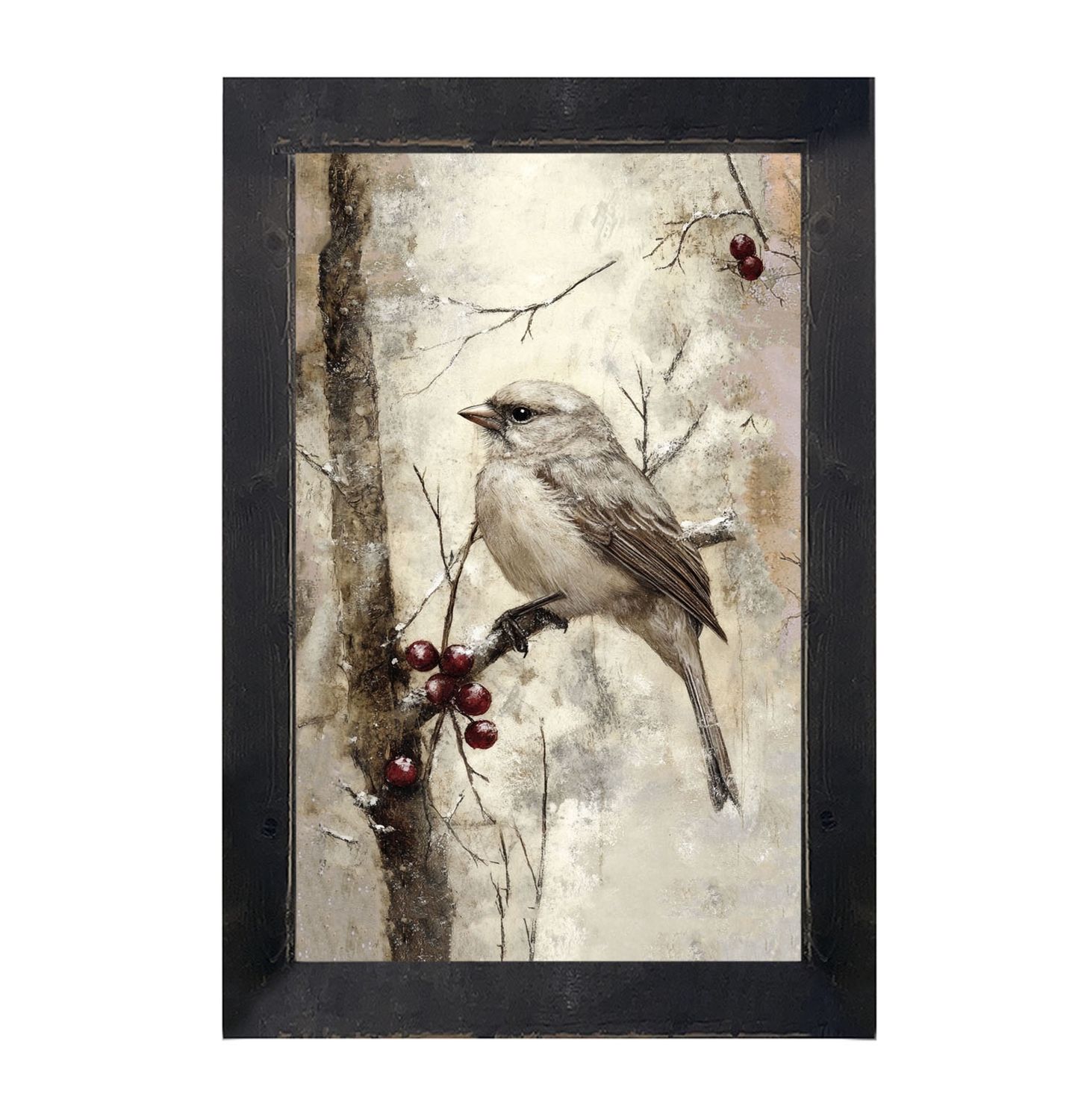 Picture, Bird w/Berries 10x16