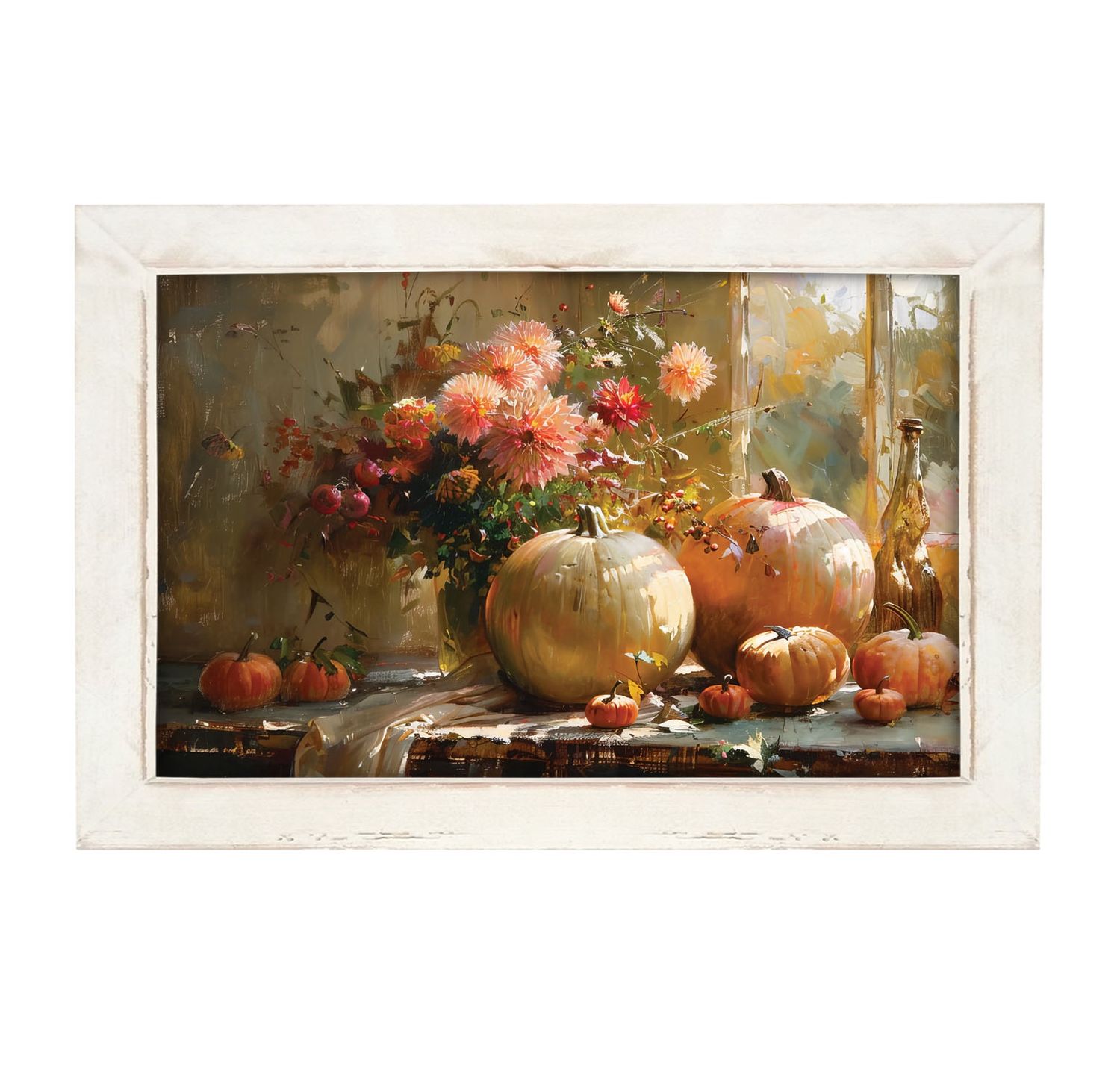 Picture, Farm Window Pumpkins 10x18