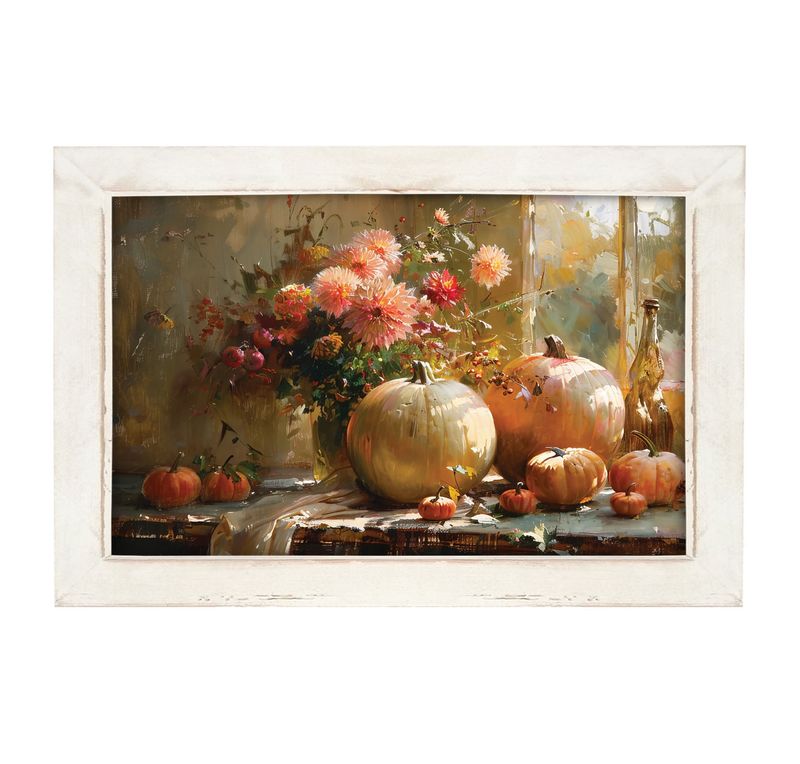 Picture, Farm Window Pumpkins 10x18