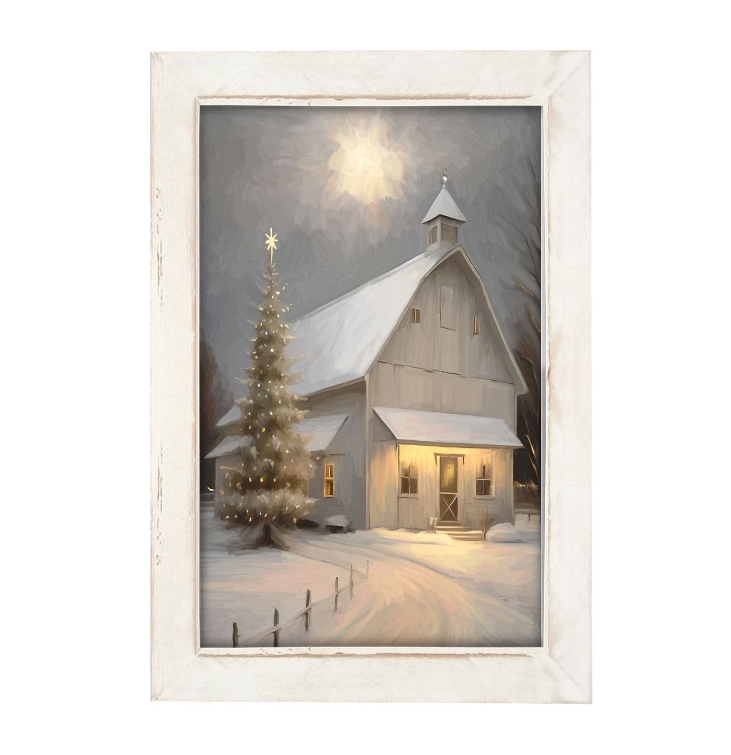 Picture, Christmas Night Farm 16x25
