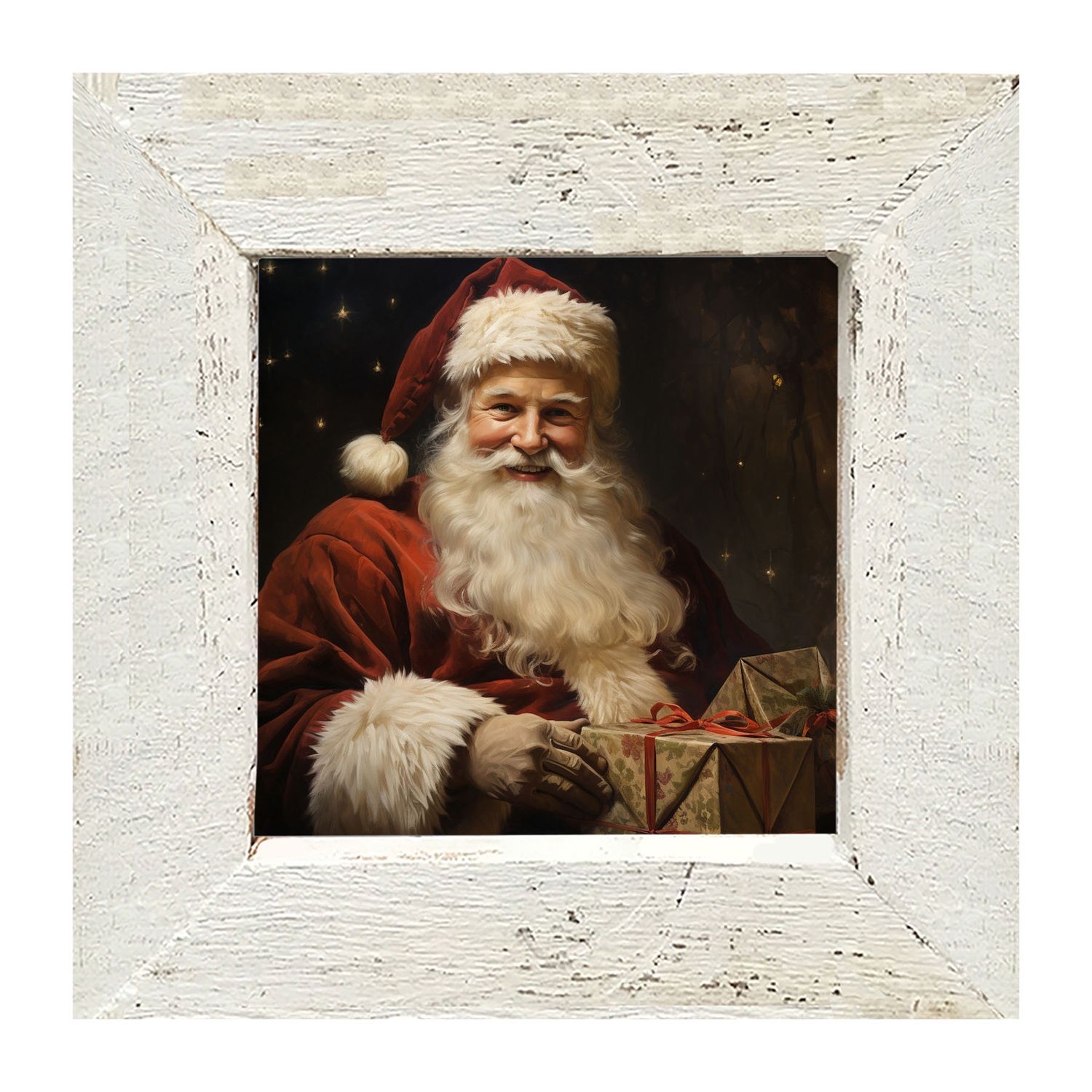 Picture, Starry Night Santa 8x8
