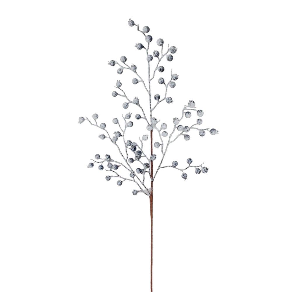 Stem, 26" Blue Snow Berry