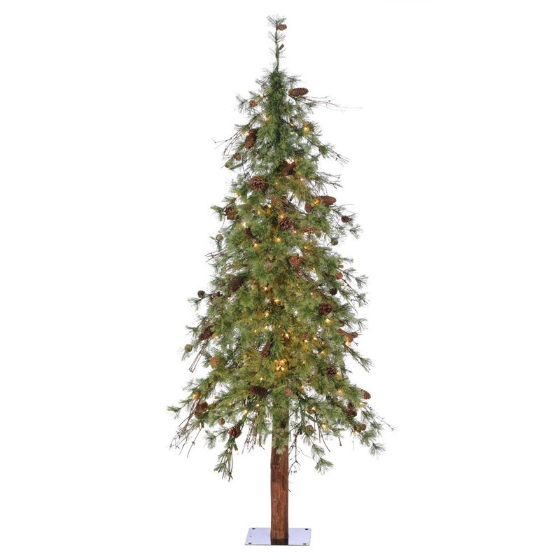 Tree, 6&#39;x38&quot; Sierra Mix Pine w/Log Center Pole