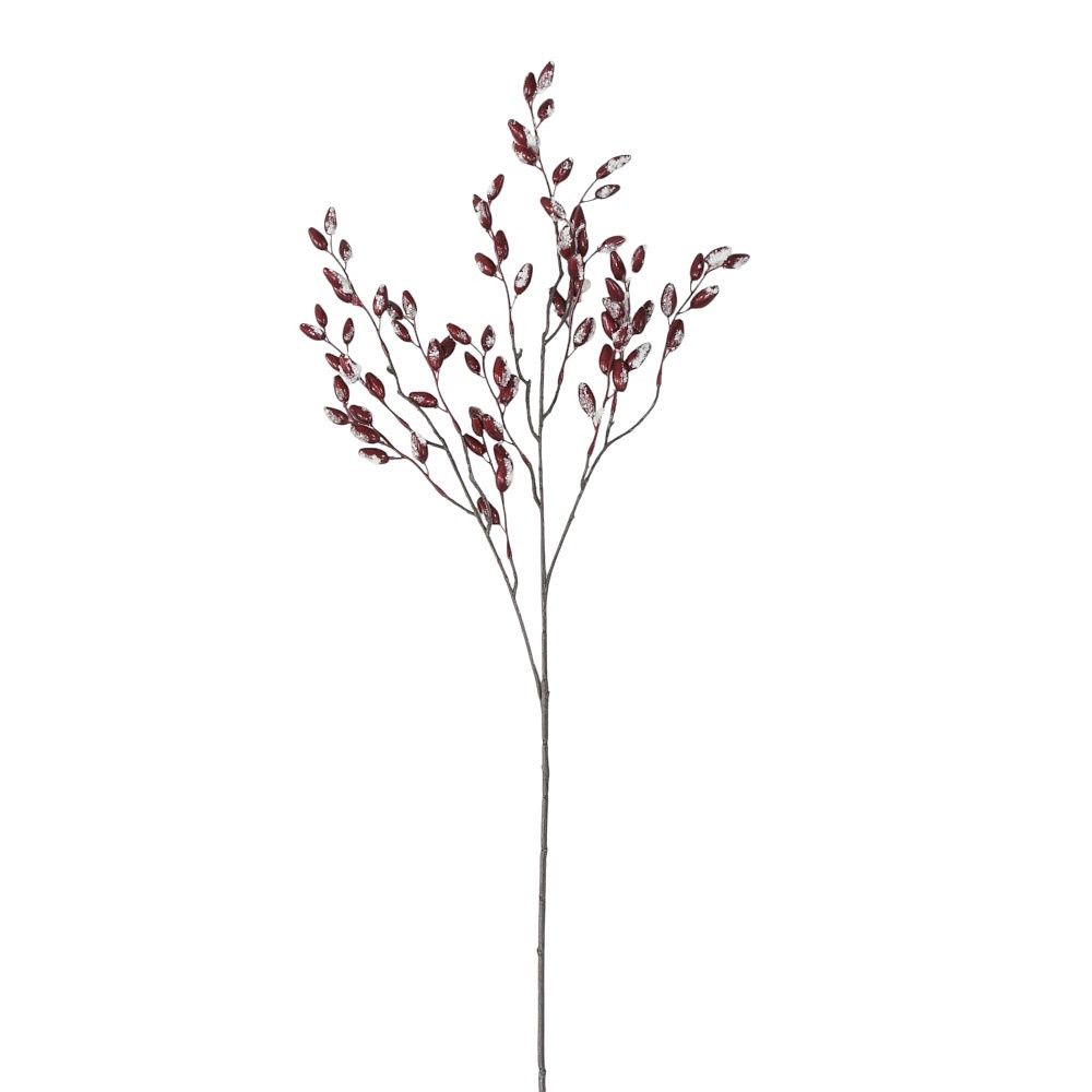 Spray, 32&quot; Burgundy/White Snow Berry