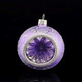 Ornament, Lavender Blown Glass Refractor Design