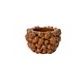 Pot, 5.5&quot;x8.75&quot; Ceramic Brown Acorn