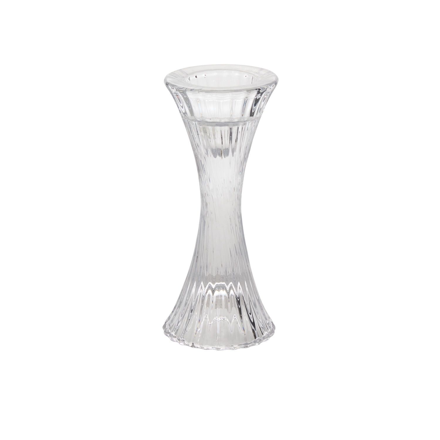 Candle Holder, Monroe 2.75"x6.5" Glass Taper