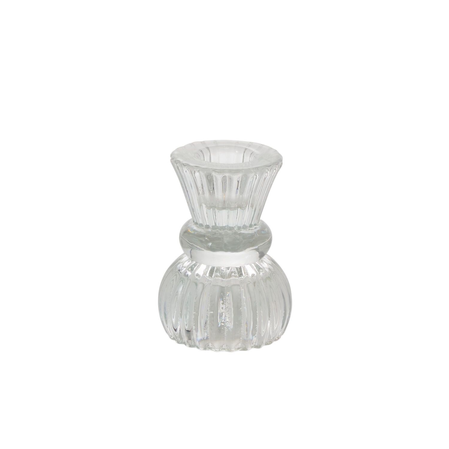 Candle Holder, Valor 2.25"x3"Glass Taper
