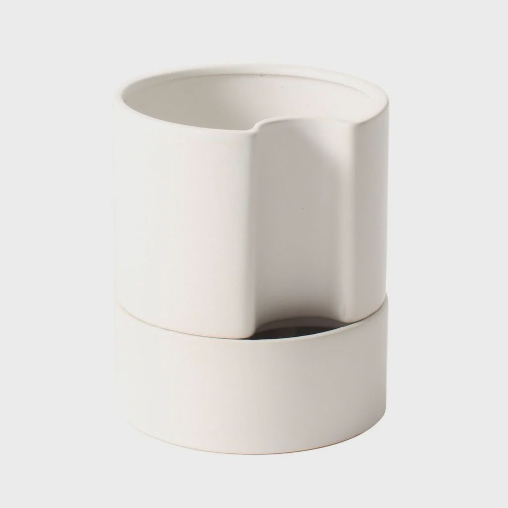 Planter, Jett-White 6" med