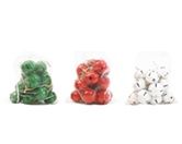 Ornament, 18pc Metal Christmas Bell Bagged 3 Asst Colors