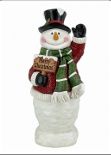 Figurine, Porch Christmas Snowman 35"