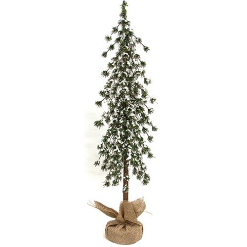 Tree, Glistening Snowy Mini Ming Pine 36&quot;