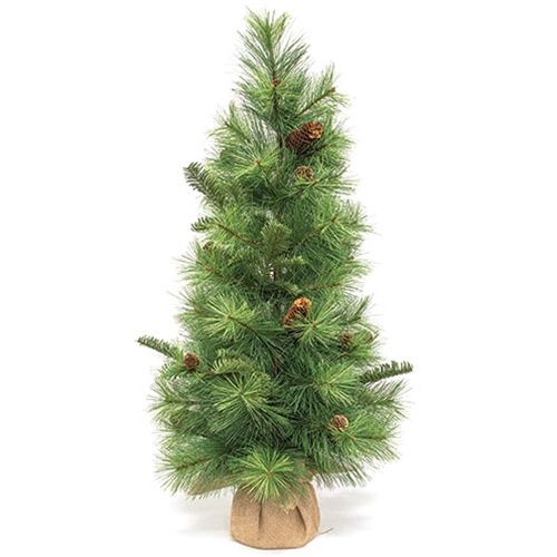 Tree, 3' Forest Path Pine in Burlap Base