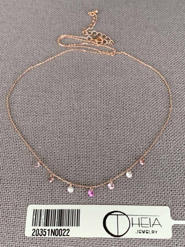 Necklace, Julia Short (Available in Gold, Rose Gold &amp; White Gold)