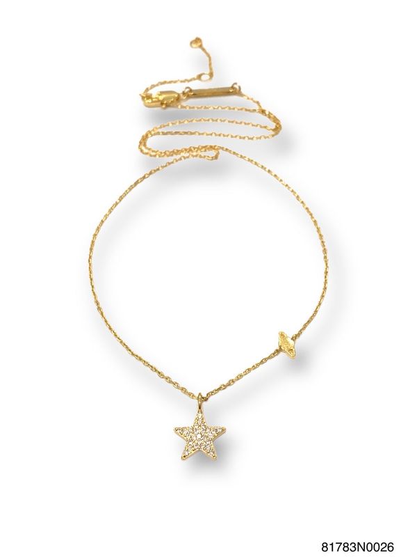 Necklace, Astra w/ Planet Gold