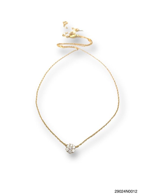 Necklace, Petite Daisy (Available in Gold &amp; White Gold)