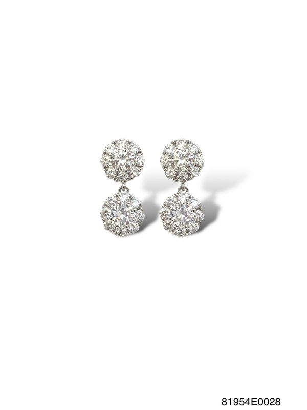 Earrings, Victoria Drop (Available in Gold &amp; White Gold)