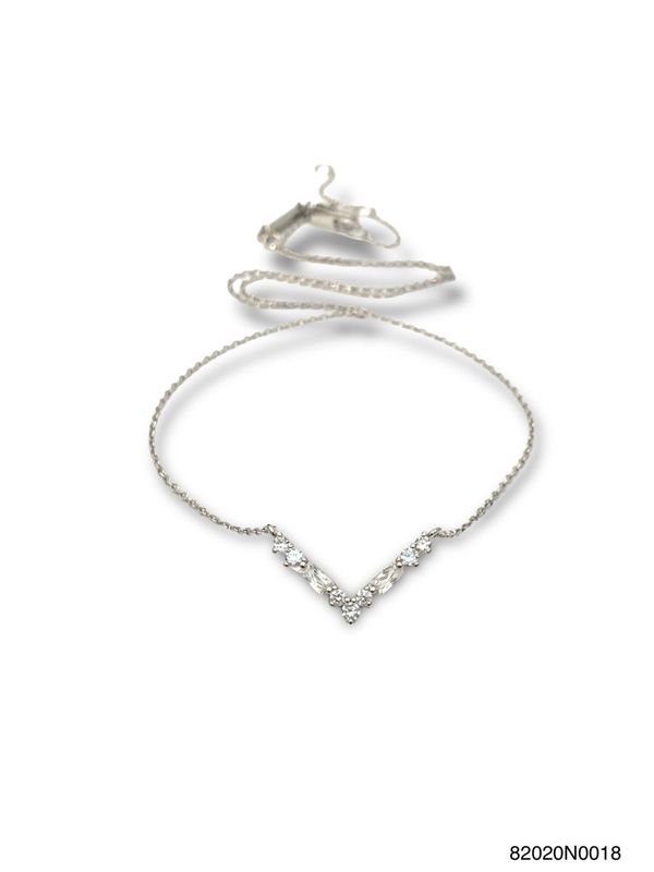 Necklace, Nike Short (Available in White Gold &amp; Gold)