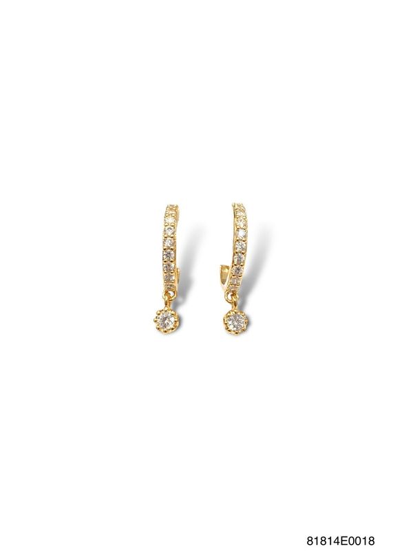 Earrings, Diana Petite Gold