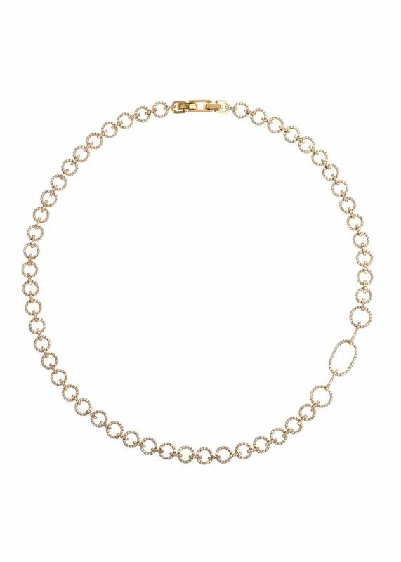Necklace, Open Circle Link (Available in Gold &amp; White Gold)